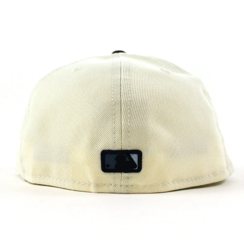 Houston Astros Apollo 11 New Era 59Fifty Fitted Hat (Glow in the Dark CHROME WHITE NIGHT SHIFT NAVY SKY BLUE Under Brim)