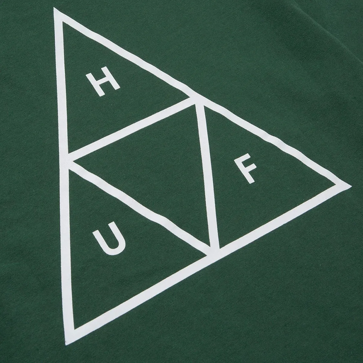 Huf - Triple Triangle Womens Relax Tee Dark Green