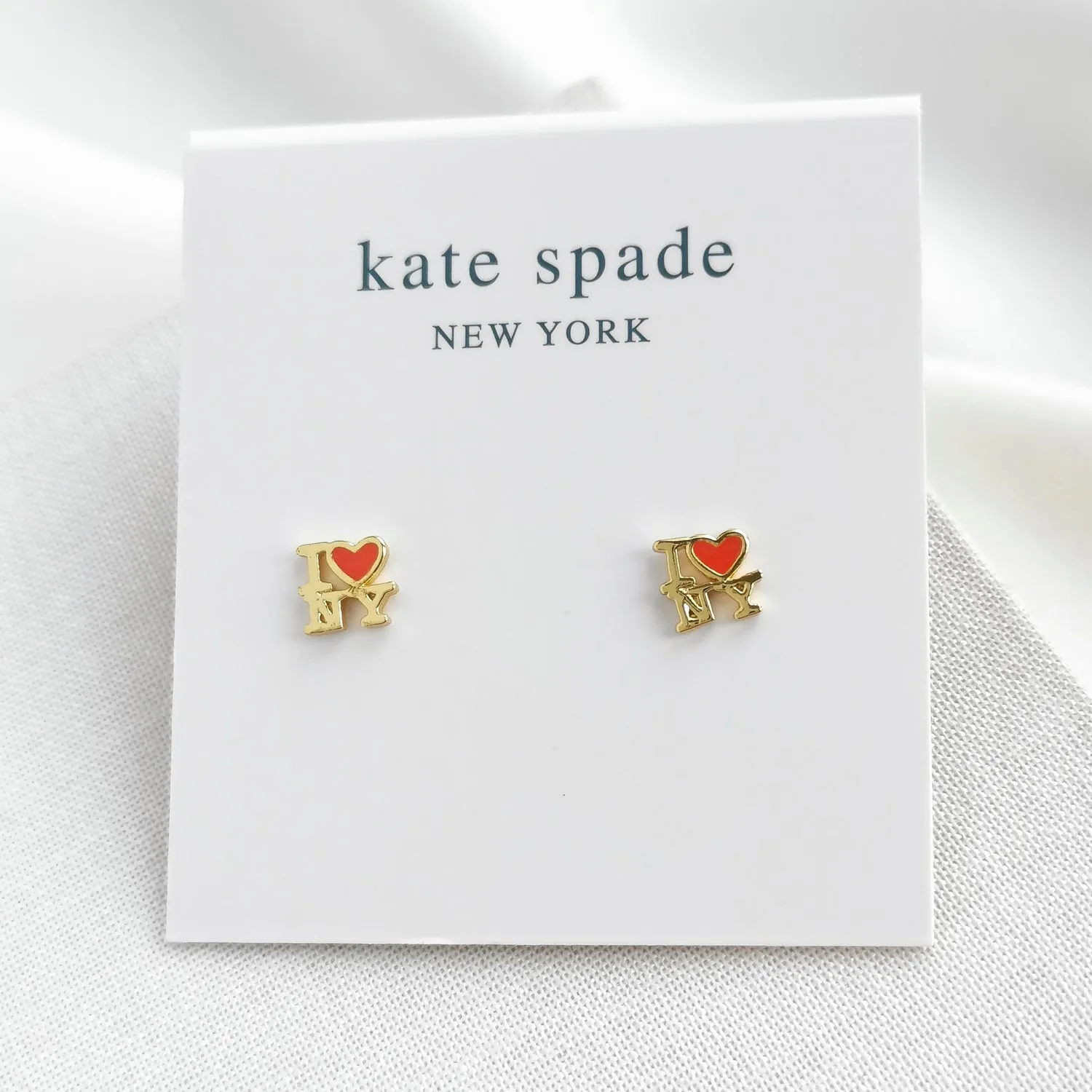 I Love Ny x Kate Spade New York Stud Earrings