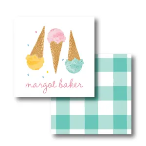 Ice Cream Bag Tag