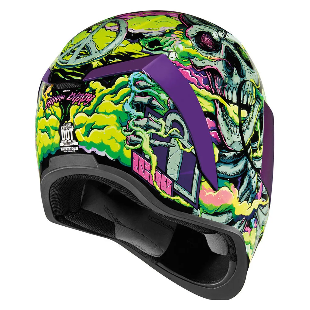 Icon Airform Helmet - Hippy Dippy - Purple