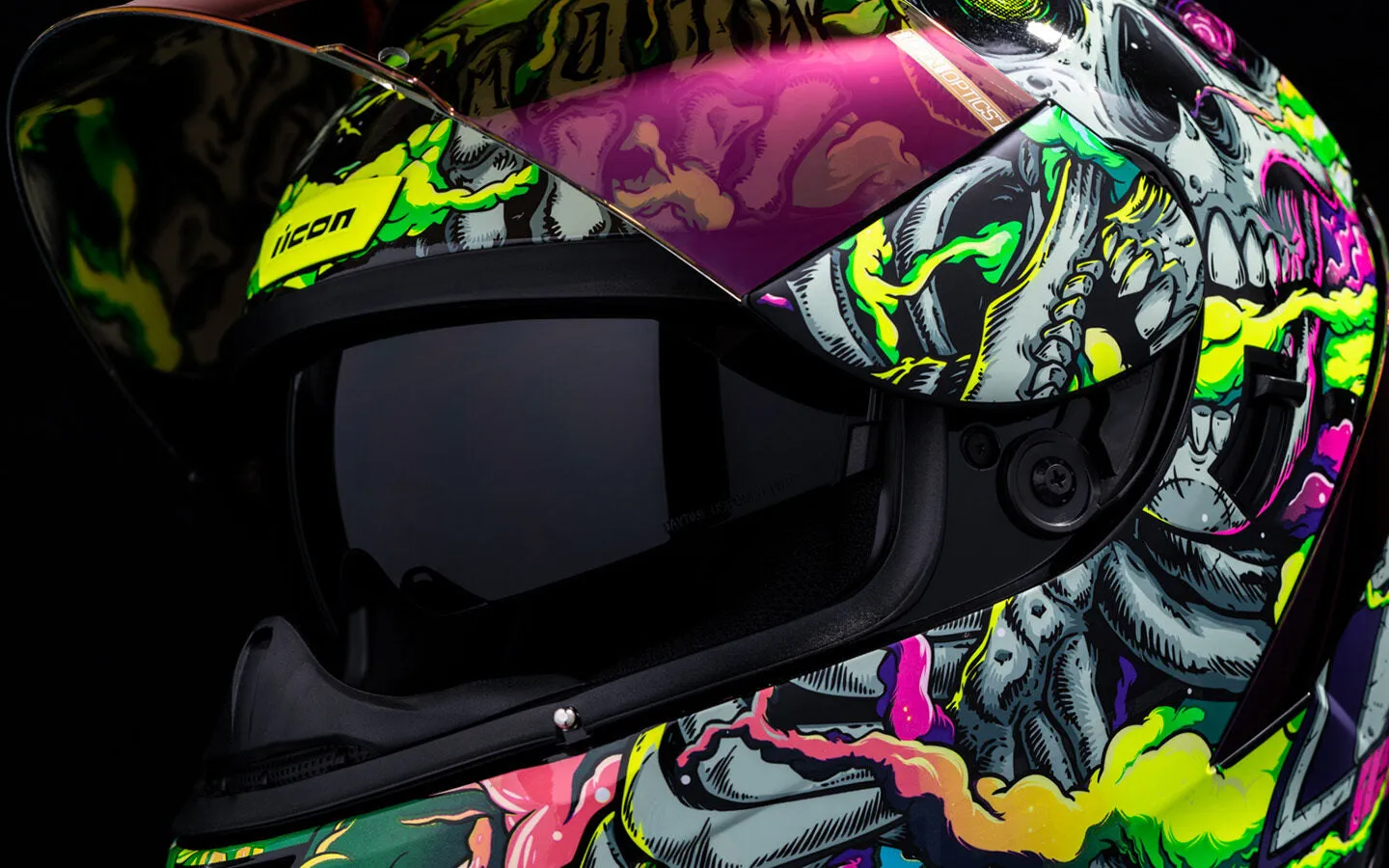 Icon Airform Helmet - Hippy Dippy - Purple