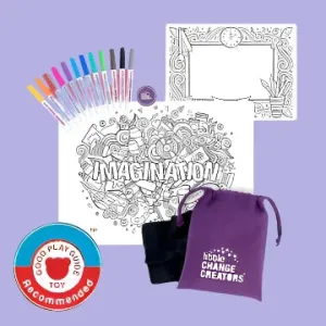 Imagination - Reusable Colouring & Doodle Mat - 3 