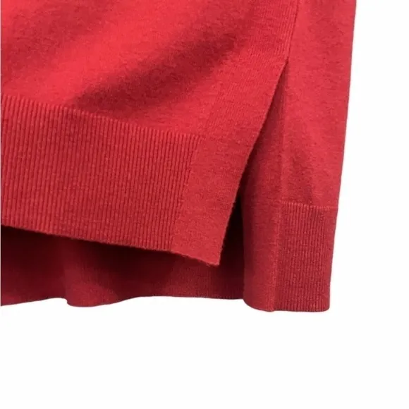 J. Jill Effortless Tunic Sweater Garnet Red NWT