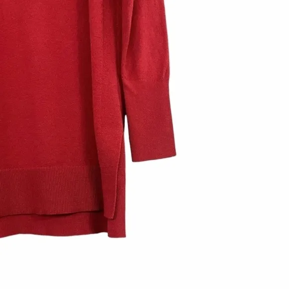 J. Jill Effortless Tunic Sweater Garnet Red NWT