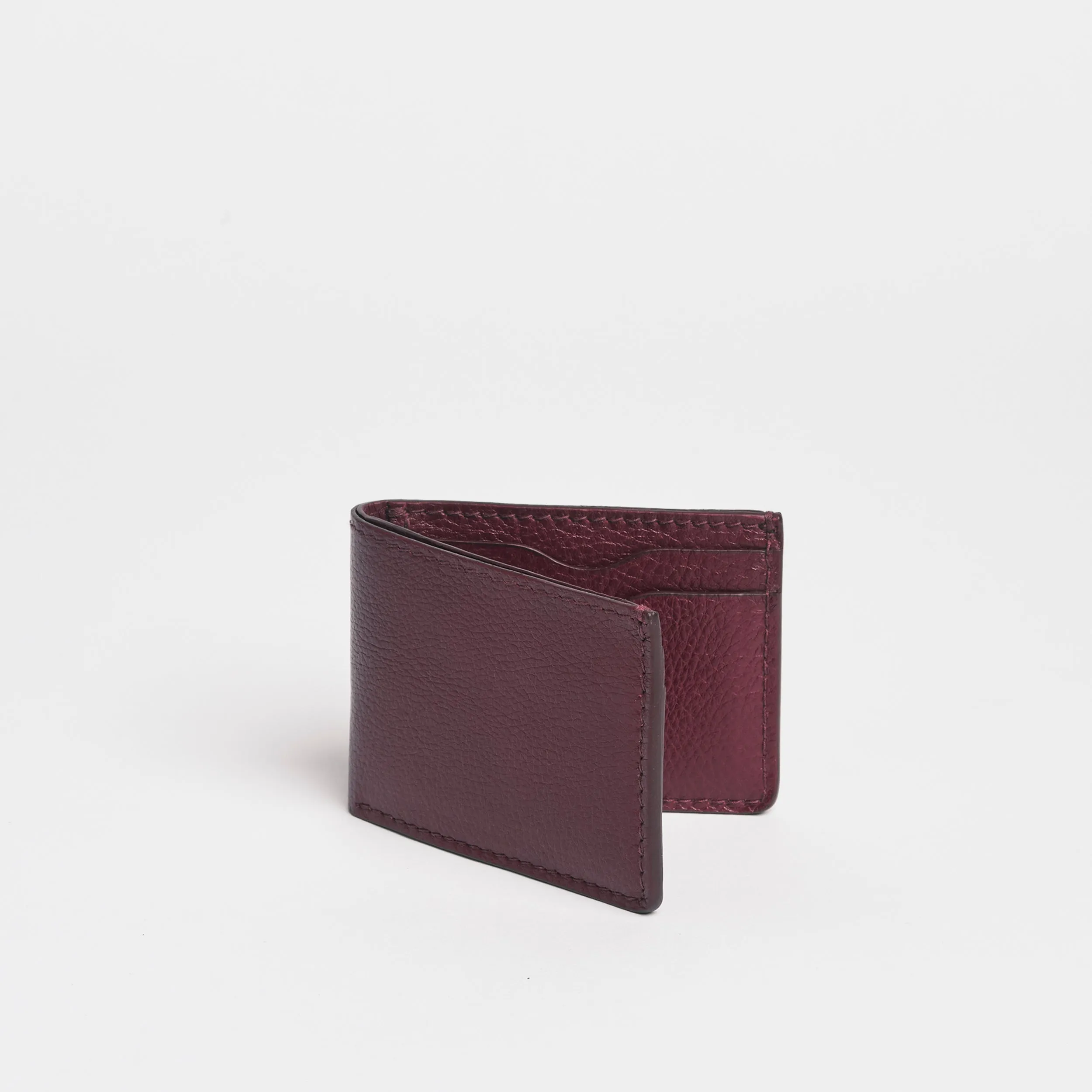 Jackson Bi-Fold Wallet in Milled Leather