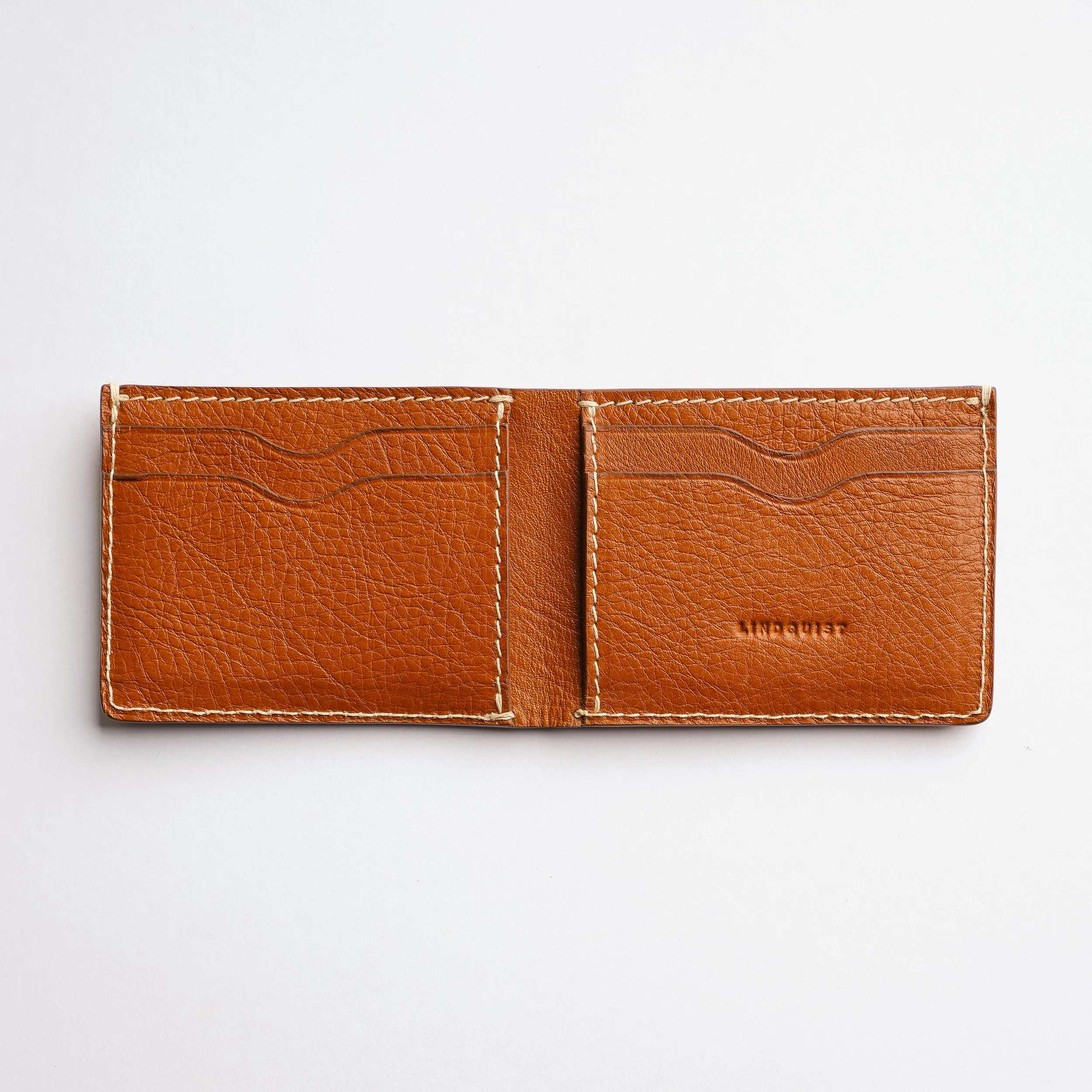 Jackson Bi-Fold Wallet in Milled Leather