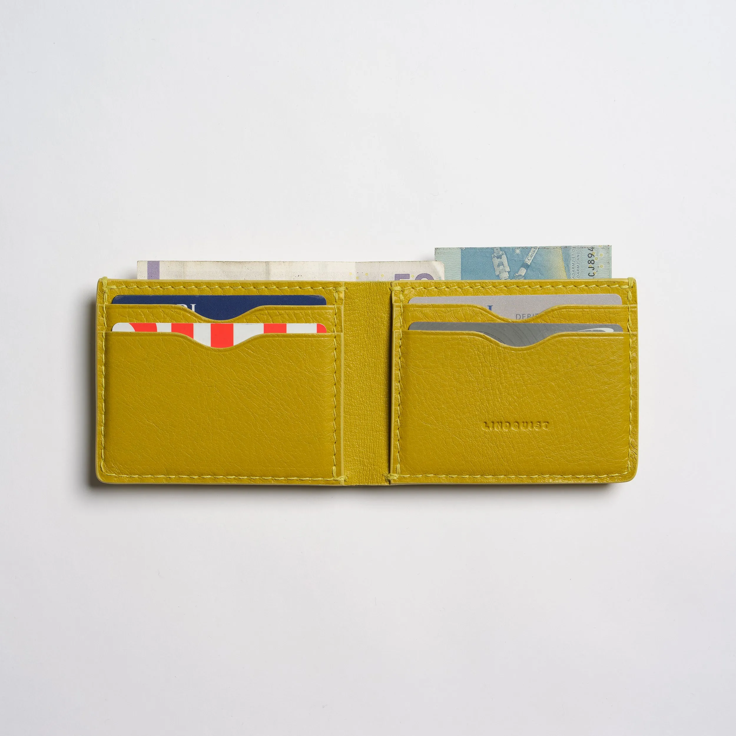 Jackson Bi-Fold Wallet in Milled Leather