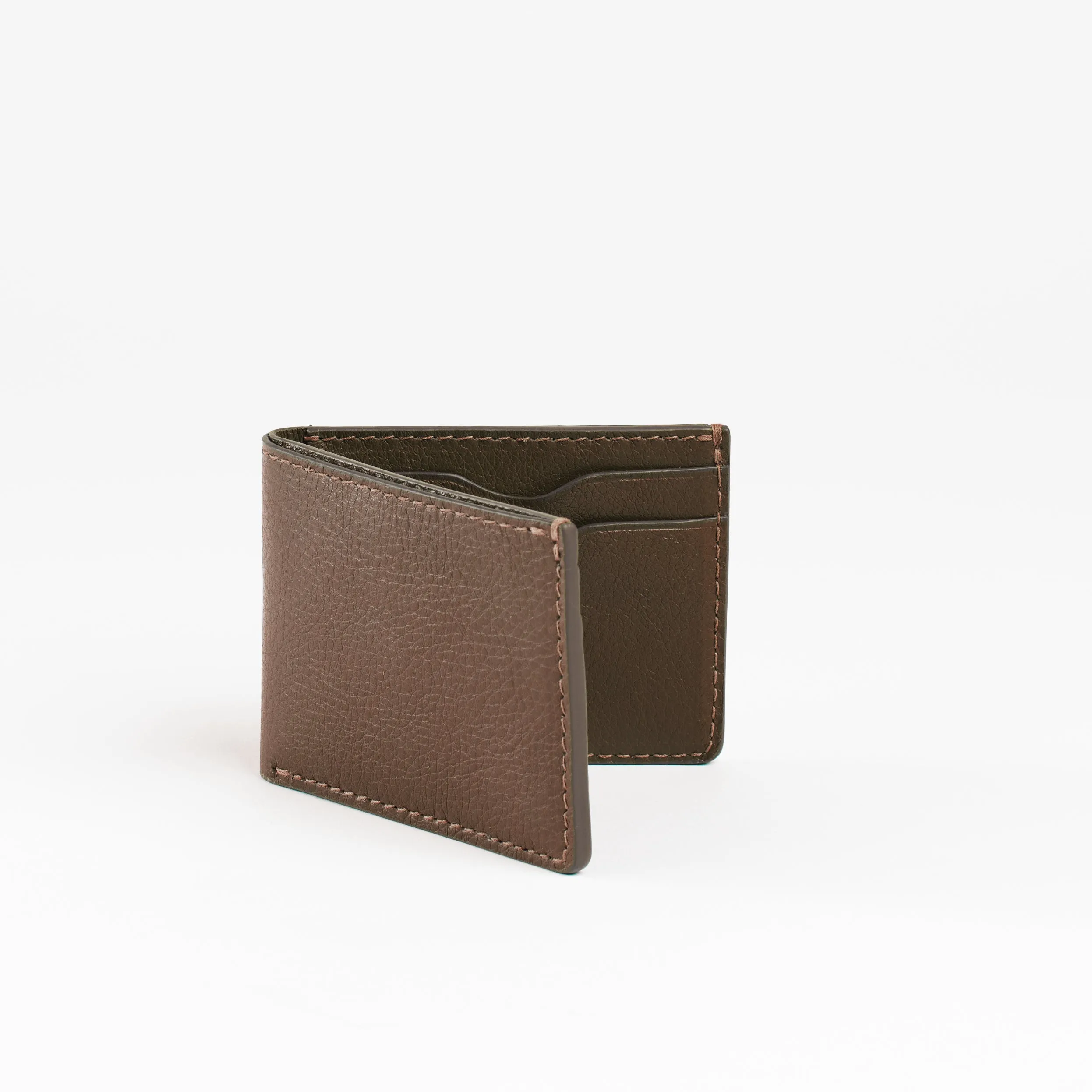 Jackson Bi-Fold Wallet in Milled Leather