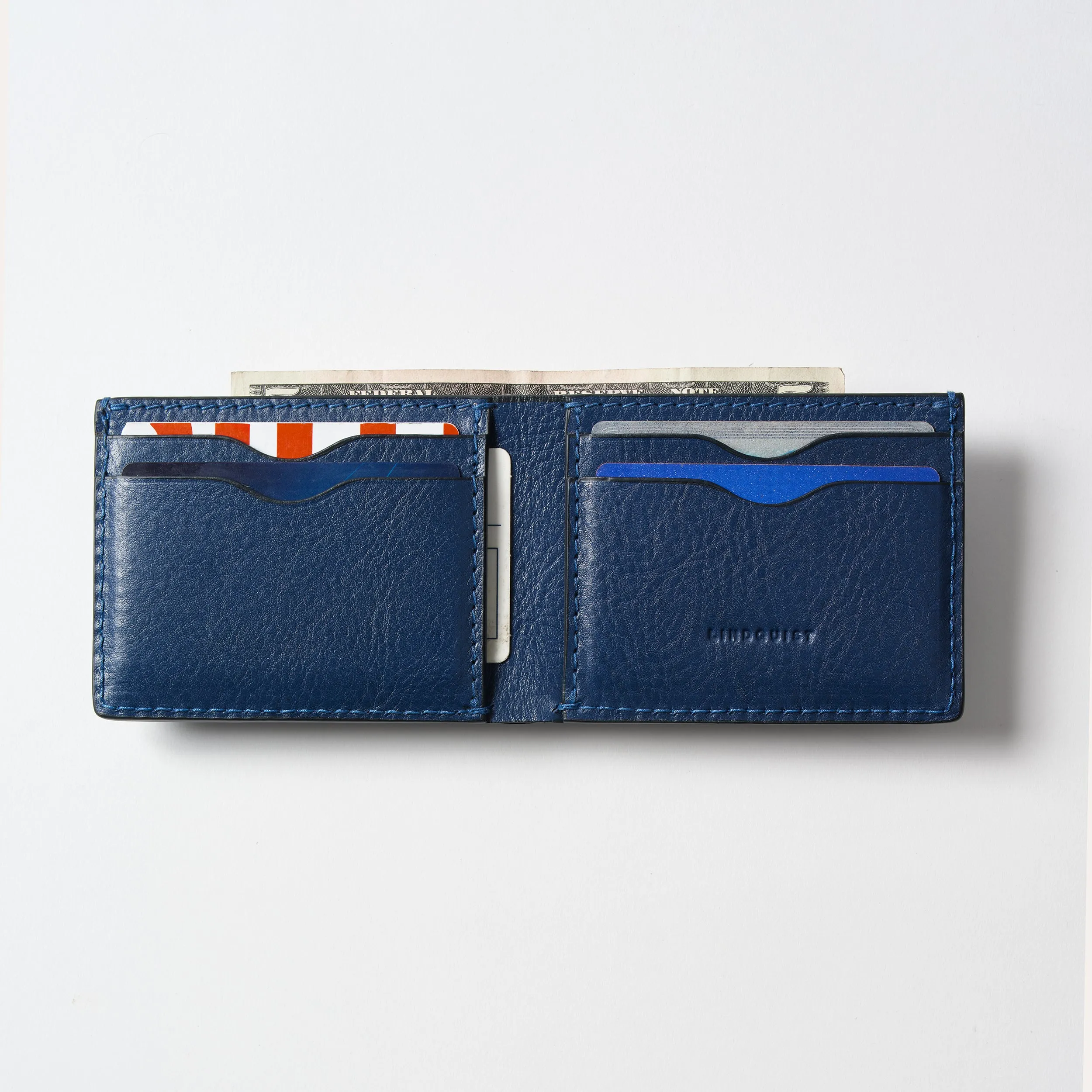 Jackson Bi-Fold Wallet in Milled Leather