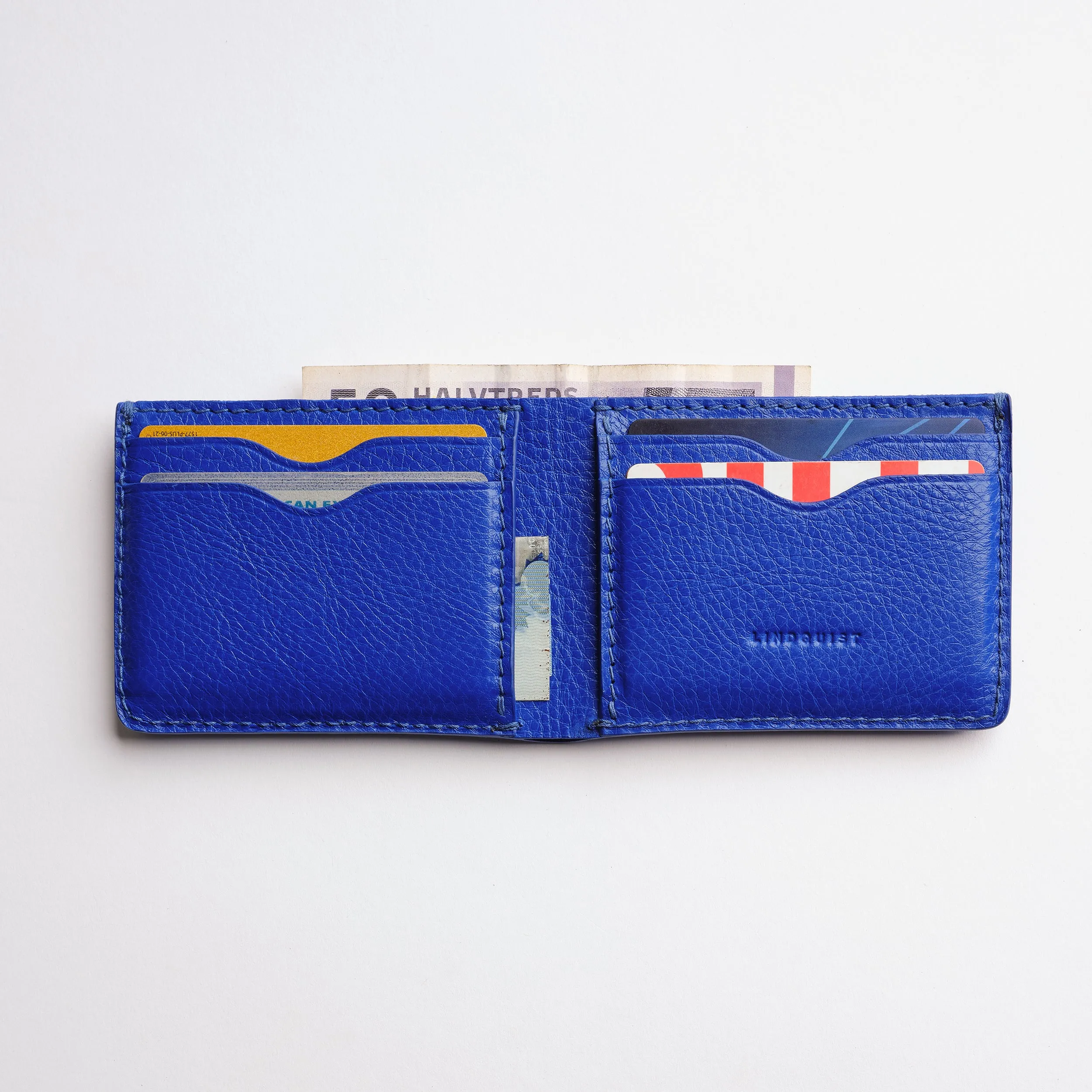 Jackson Bi-Fold Wallet in Milled Leather