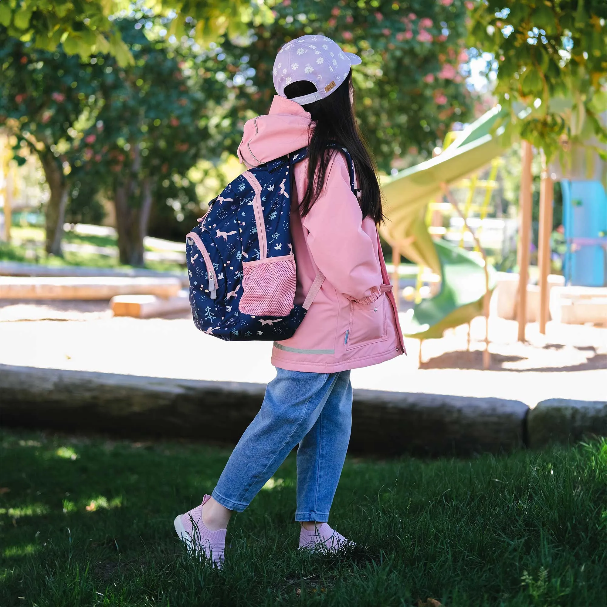 Jan & Jul Kids Backpack - Navy Forest