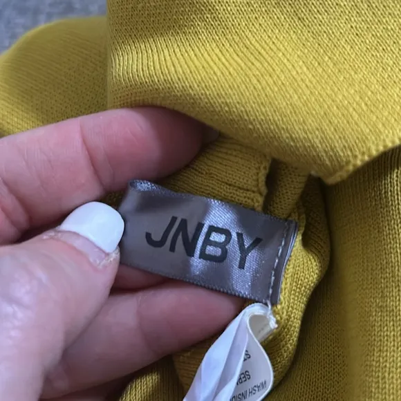 JNBY yellow dress above knee dress for woman size Lg