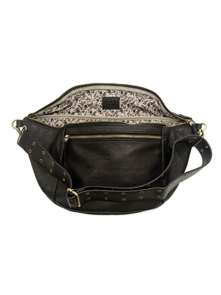 Joy Susan : Mel Large Sling / Crossbody Bag - Black