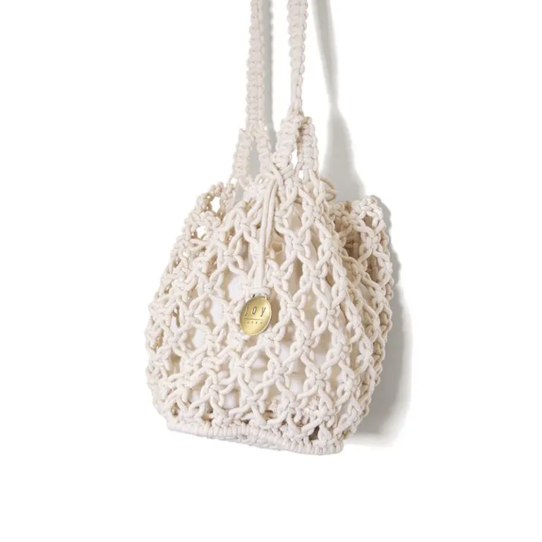 Joy Susan Natural Faye Macrame Crossbody