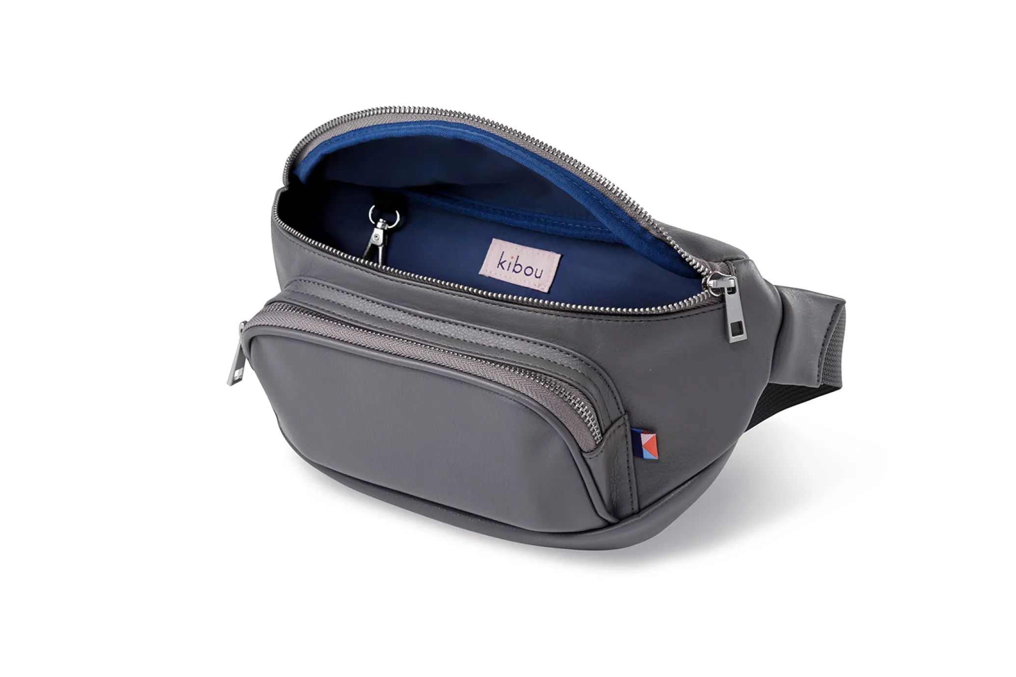 Kibou Vegan Leather Bag - Charcoal