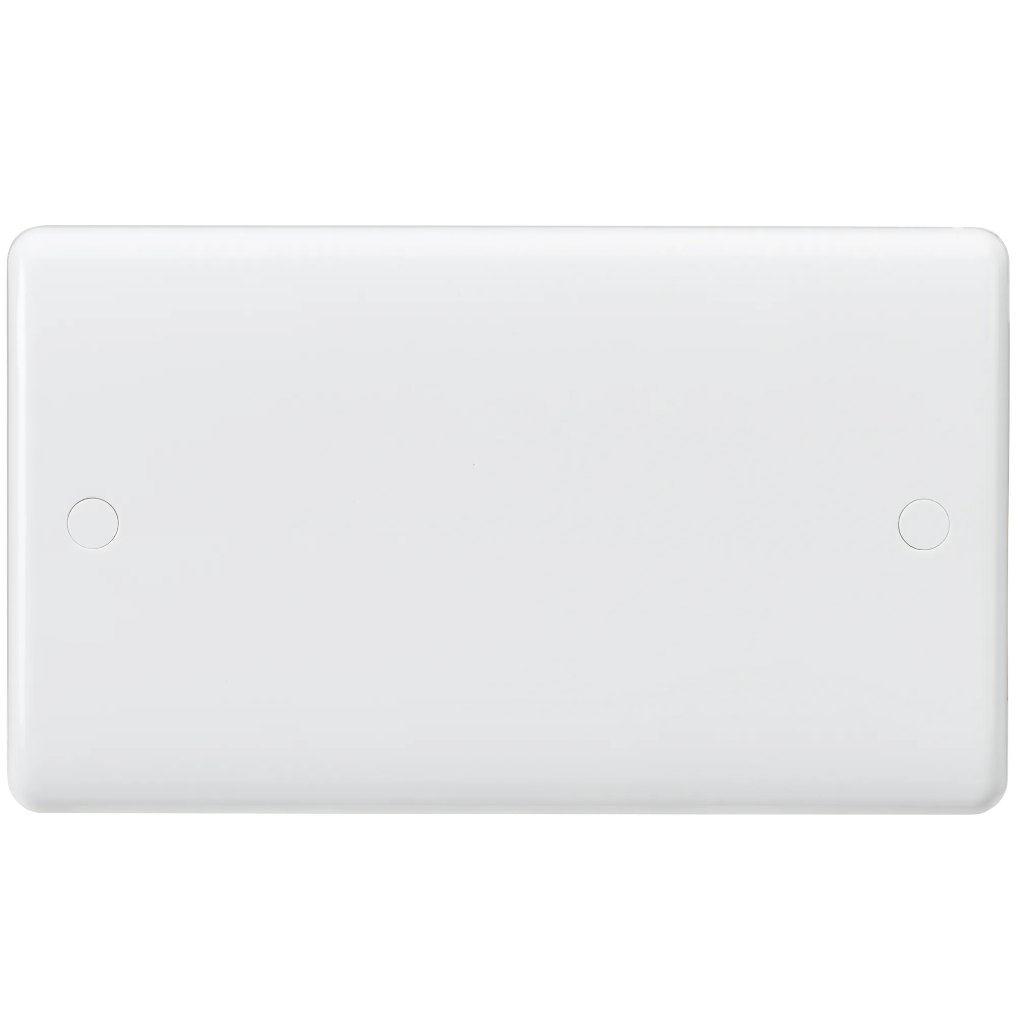 Knightsbridge CU8360 White Curved Edge 2G Blanking Plate