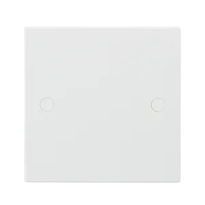 Knightsbridge SN8350 White Square Edge 1G Blanking Plate