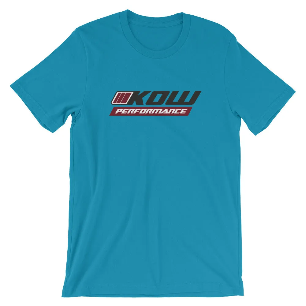KOW PERFORMANCE Short-Sleeve Unisex T-Shirt Black Logo