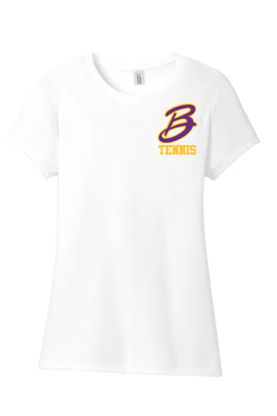 Ladies Crew neck Tri Blend tee-BBT25