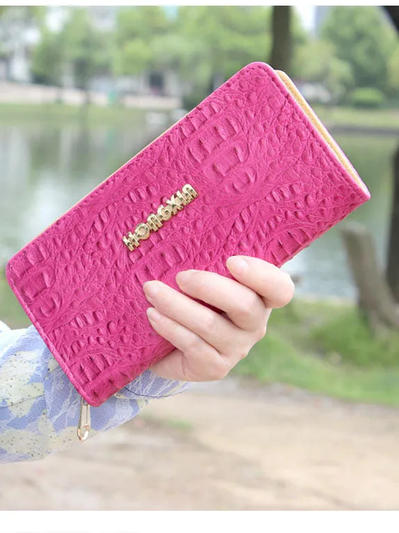 Ladies Large Capacity Single Zip Middle-aged Mother Dinner Bag Clutch Bag Pu Handbags Clutch Bag