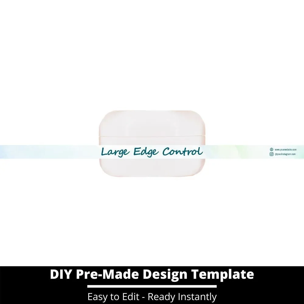 Large Edge Control Side Label Template 113