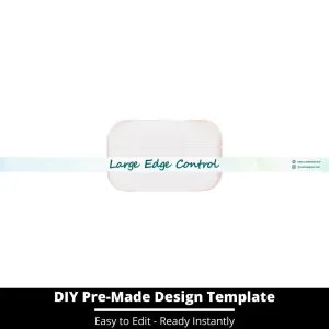 Large Edge Control Side Label Template 113
