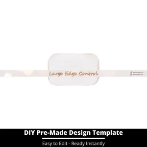Large Edge Control Side Label Template 165