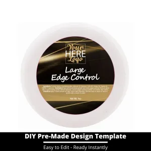 Large Edge Control Top Label Template 170