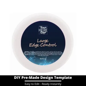 Large Edge Control Top Label Template 82