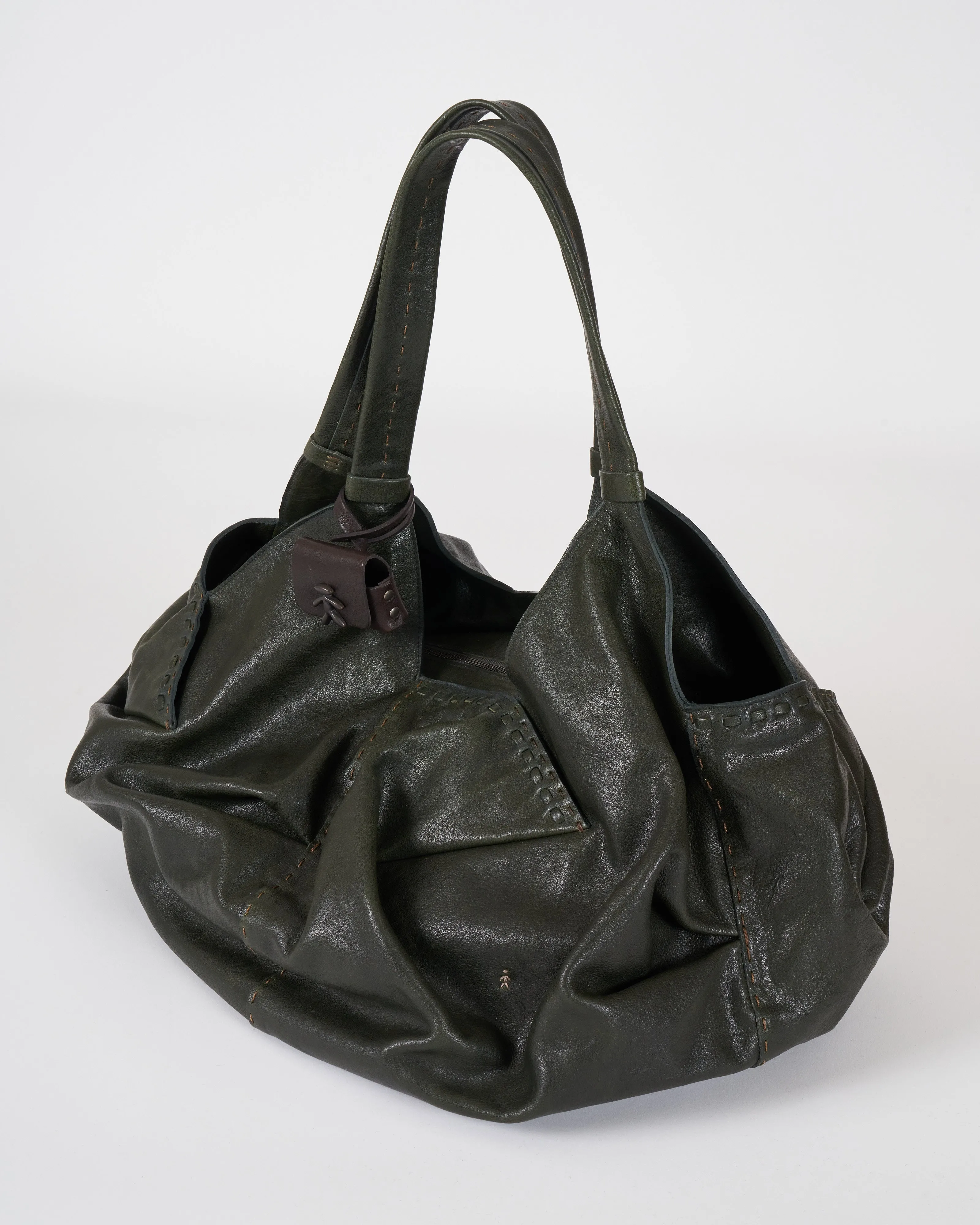 large shoulder bag - messico menta