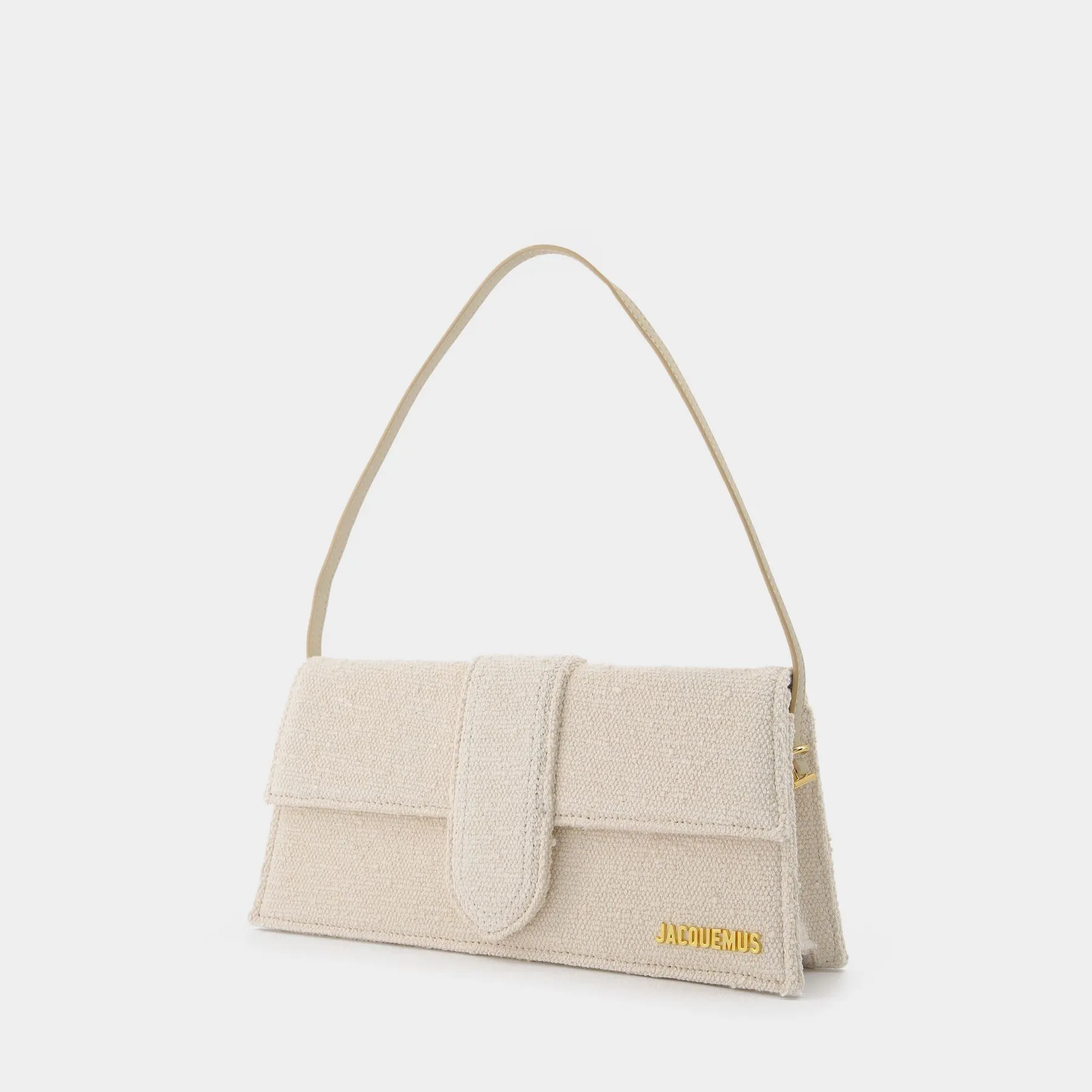 Le Bambino Long bag in Beige Cotton