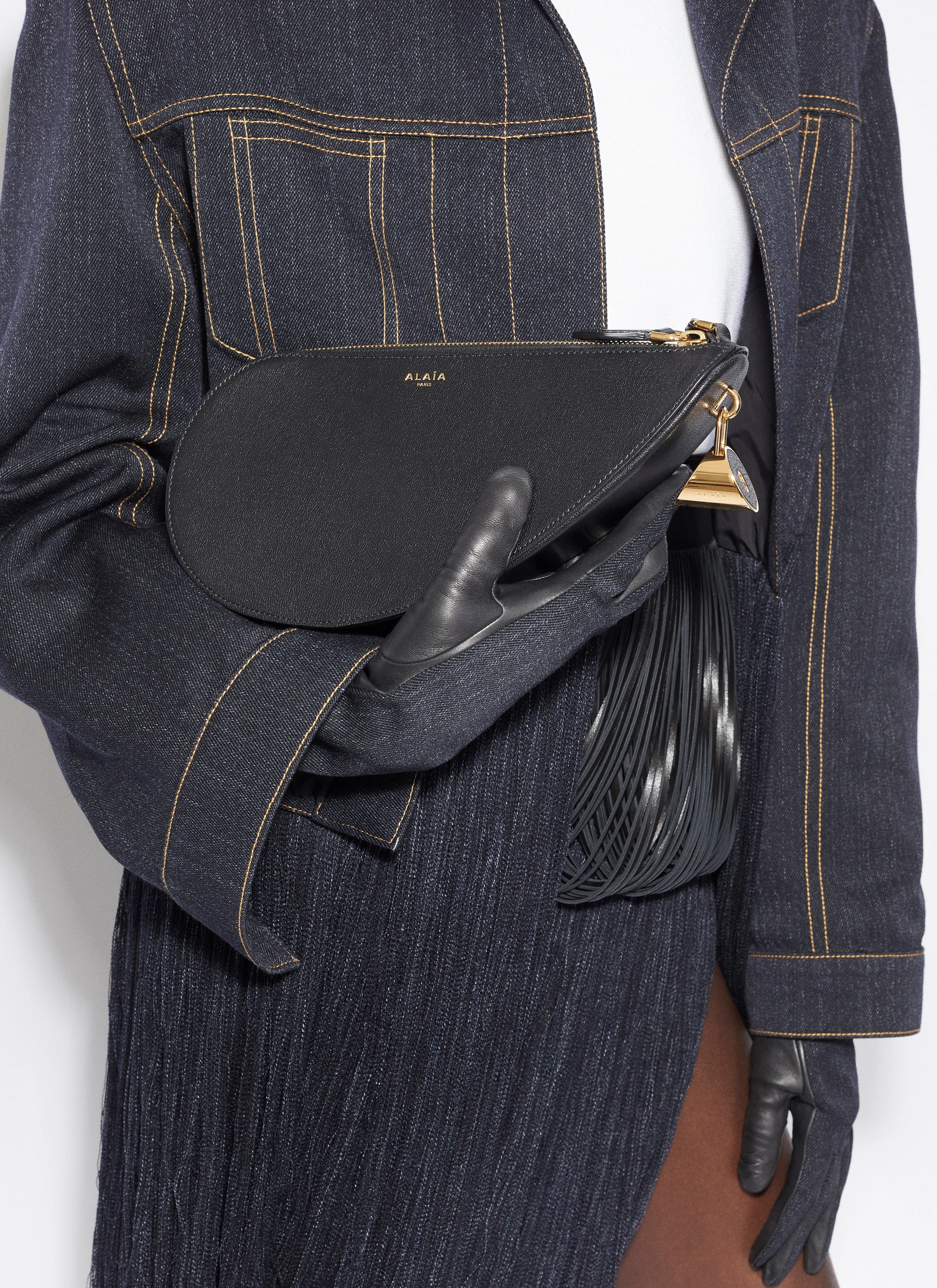 Le Demi-Cœur Bag In Goatskin