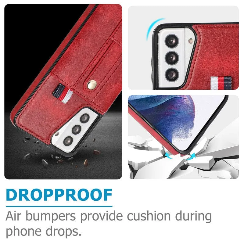 Leather Card Holder Case For Samsung Galaxy Note
