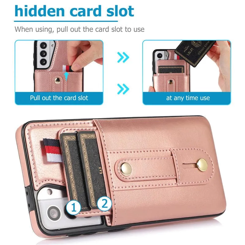 Leather Card Holder Case For Samsung Galaxy Note