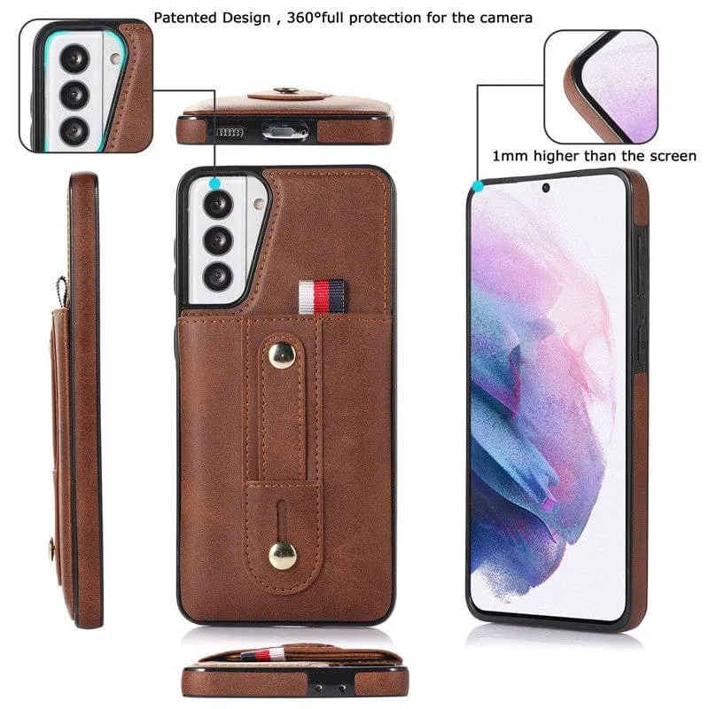 Leather Card Holder Case For Samsung Galaxy Note