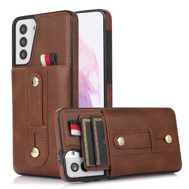 Leather Card Holder Case For Samsung Galaxy Note