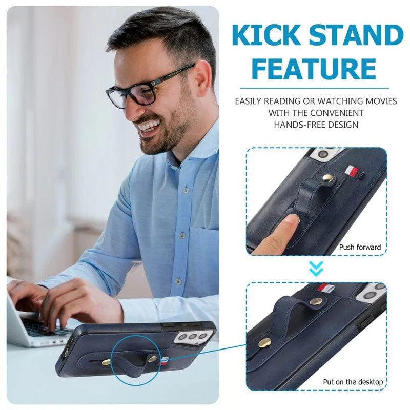Leather Card Holder Case For Samsung Galaxy Note