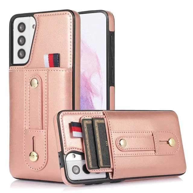 Leather Card Holder Case For Samsung Galaxy Note