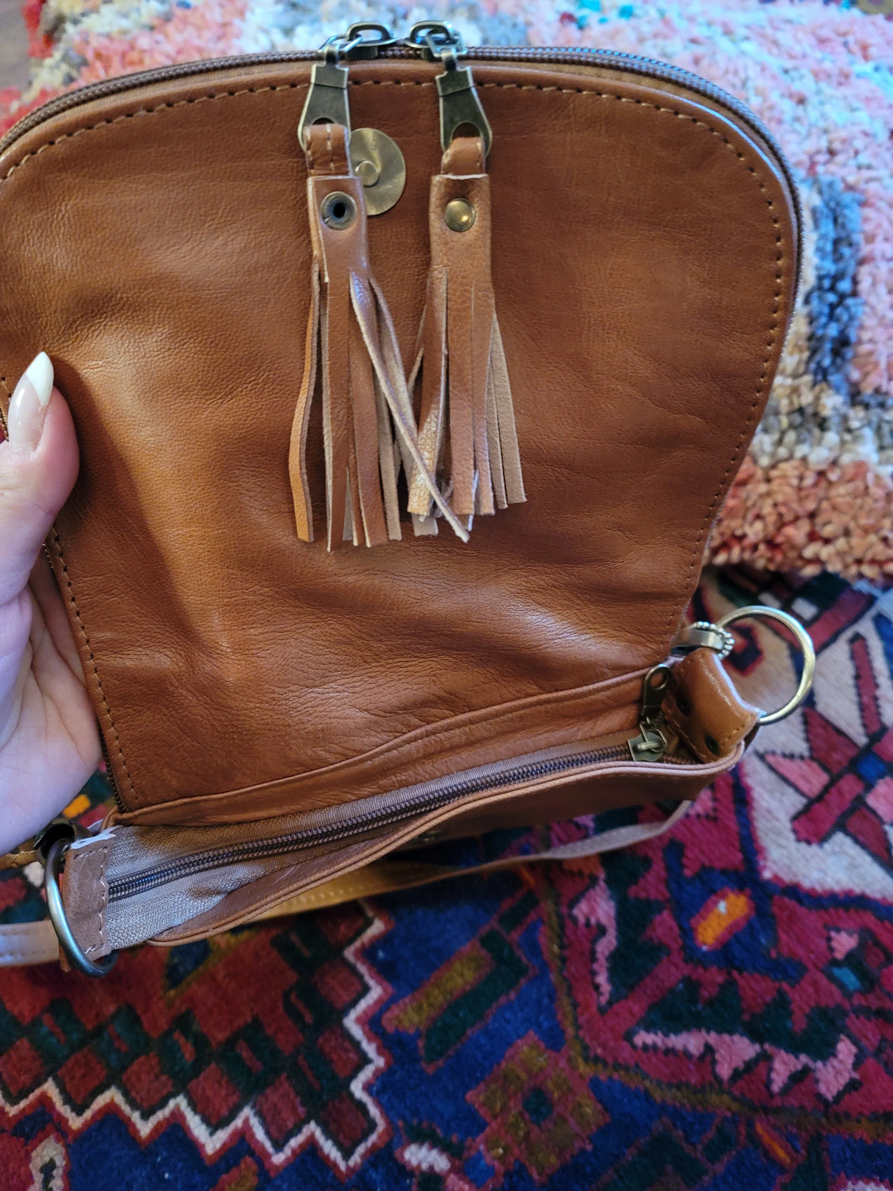 Leather Crossbody Bag