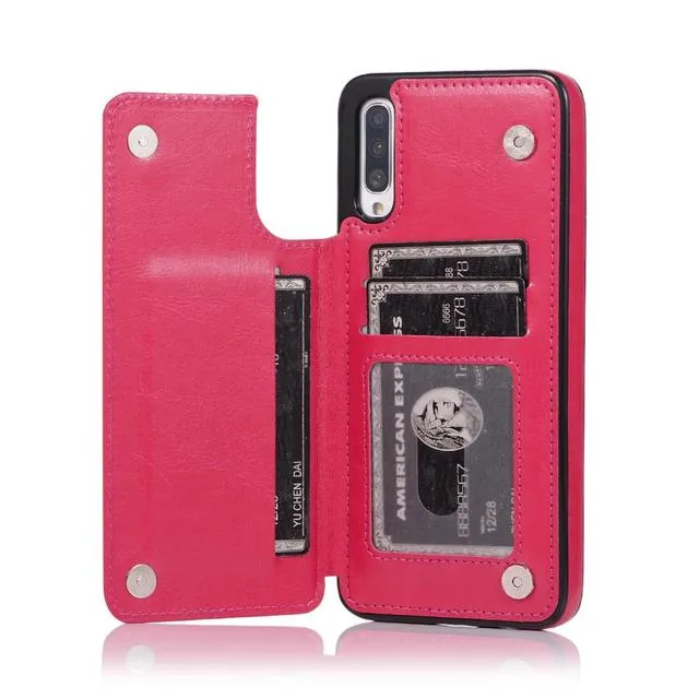 Leather Wallet Case For Samsung Galaxy A Series