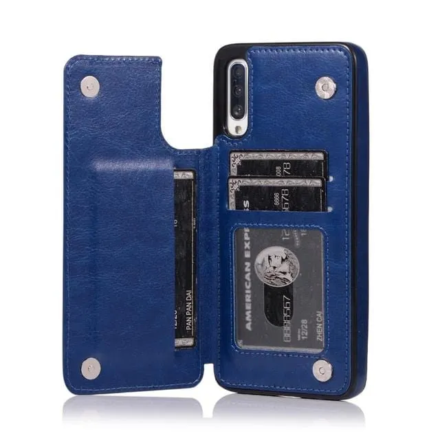 Leather Wallet Case For Samsung Galaxy A Series
