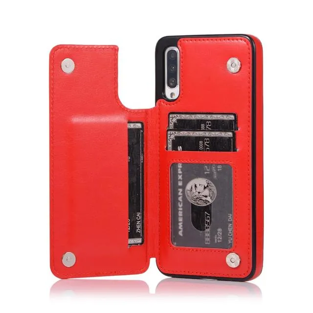 Leather Wallet Case For Samsung Galaxy A Series