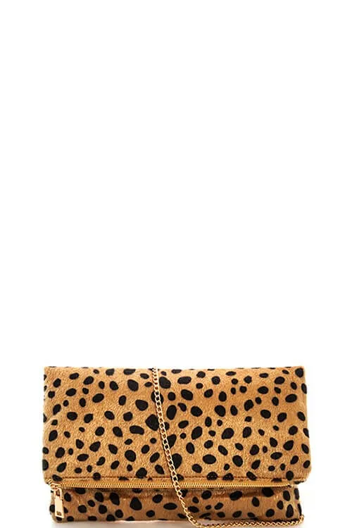 Leopard Clutch