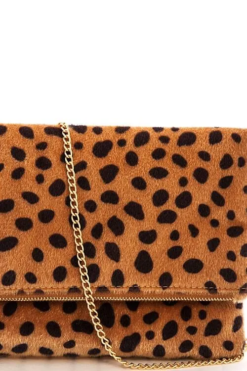 Leopard Clutch