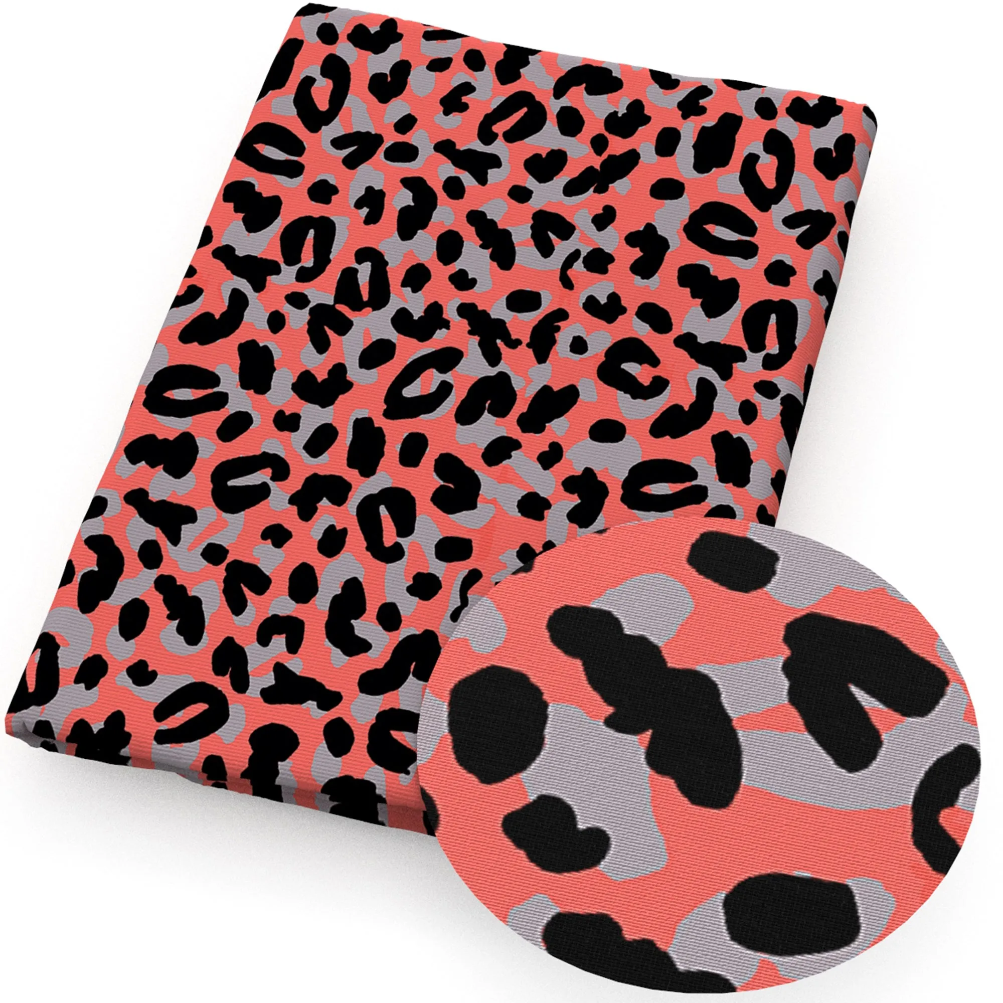 Leopard Theme Printed Fabric