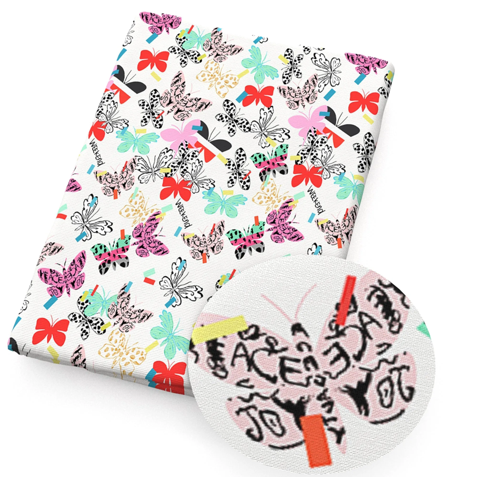 Leopard Theme Printed Fabric