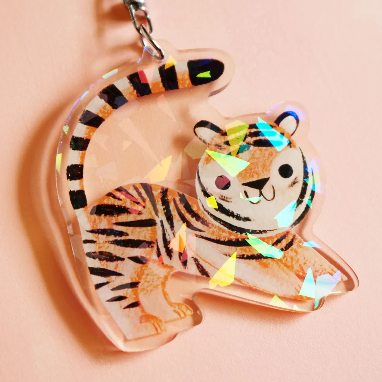 Lil Tiger Charm Keychain