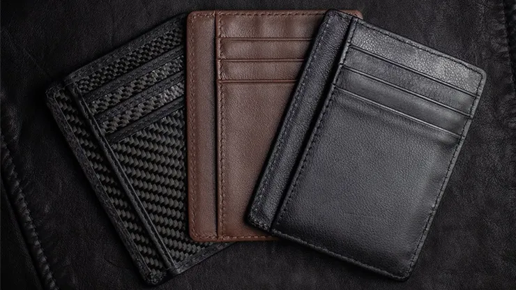 Limited Edition Shadow Wallet Bourbon Tan Leather (Gimmick and Online Instructions) by Dee