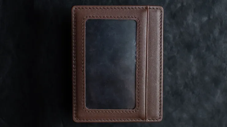 Limited Edition Shadow Wallet Bourbon Tan Leather (Gimmick and Online Instructions) by Dee